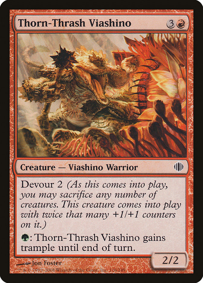 Thorn-Thrash Viashino [Shards of Alara] Magic: The Gathering