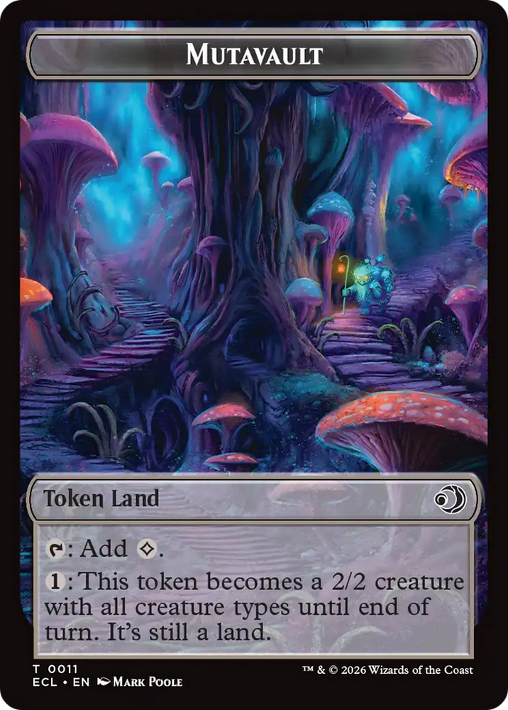 Elk // Mutavault Double-Sided Token [Lorwyn Eclipsed Tokens] Magic: The Gathering