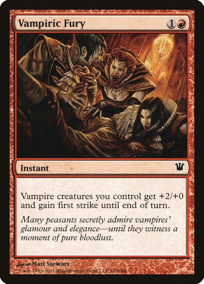 Vampiric Fury [Innistrad] Magic: The Gathering