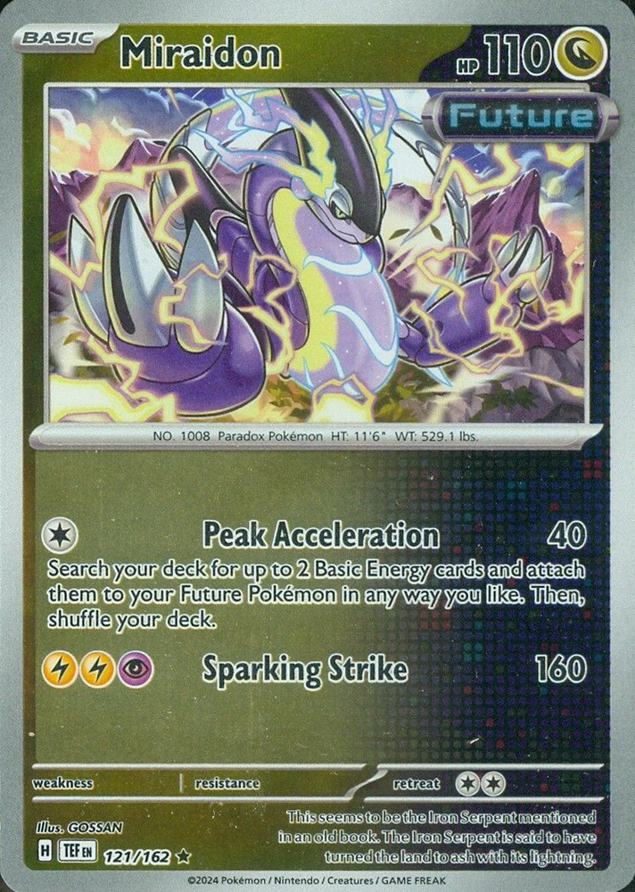 Miraidon (121/162) [Scarlet & Violet: Temporal Forces] Pokémon