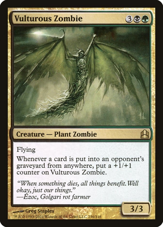 Vulturous Zombie [Commander 2011] Magic: The Gathering