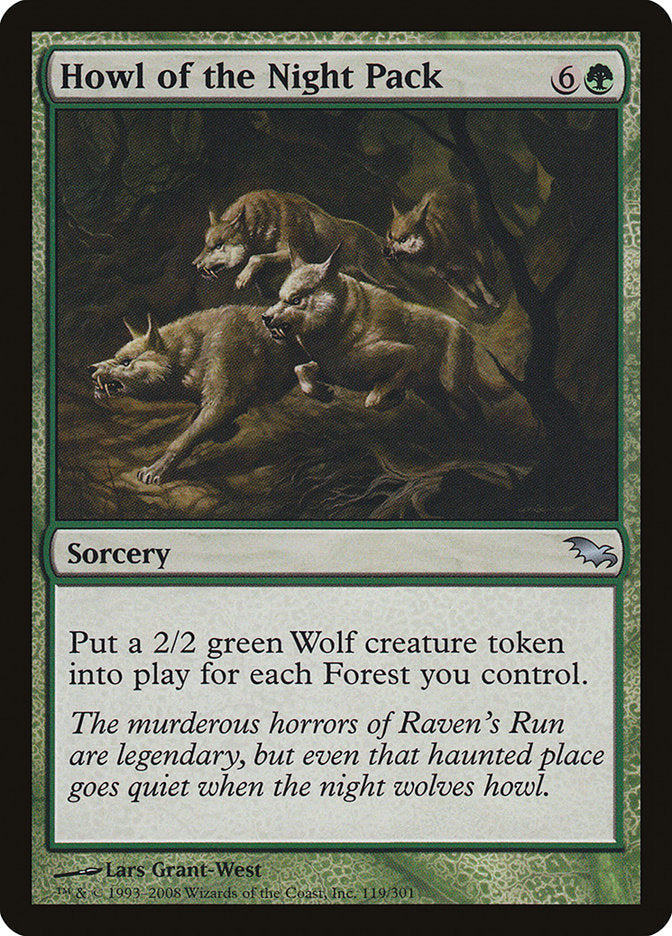 Howl of the Night Pack [Shadowmoor] Magic: The Gathering