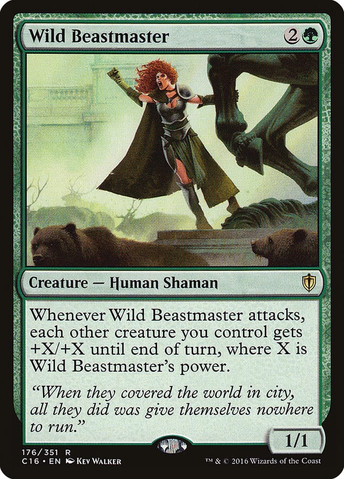 Wild Beastmaster [Commander 2016] Magic: The Gathering