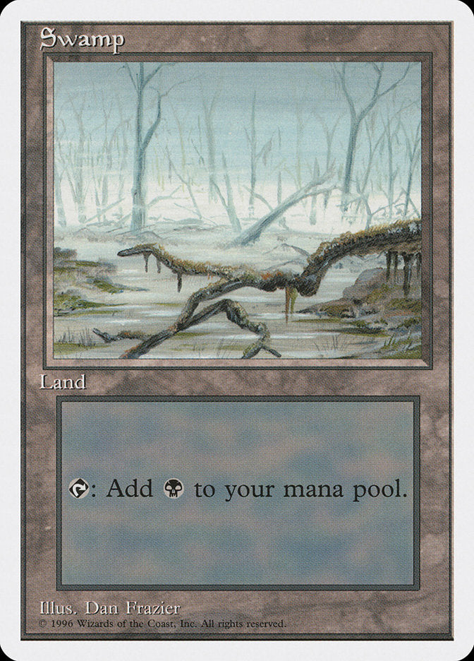 Swamp (White Fog in Center) [Introductory Two-Player Set] Magic: The Gathering