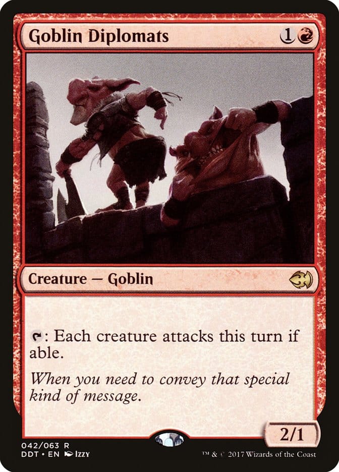 Goblin Diplomats [Duel Decks: Merfolk vs. Goblins] Magic: The Gathering