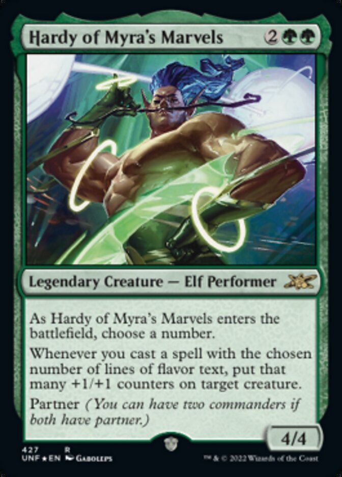 Hardy of Myra's Marvels (Galaxy Foil) [Unfinity] Magic: The Gathering