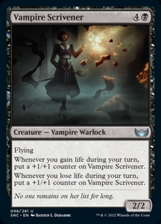 Vampire Scrivener [Streets of New Capenna] Magic: The Gathering