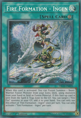 Fire Formation - Ingen [FIGA-EN020] Secret Rare - Yugioh Cards For Your TCG Needs!