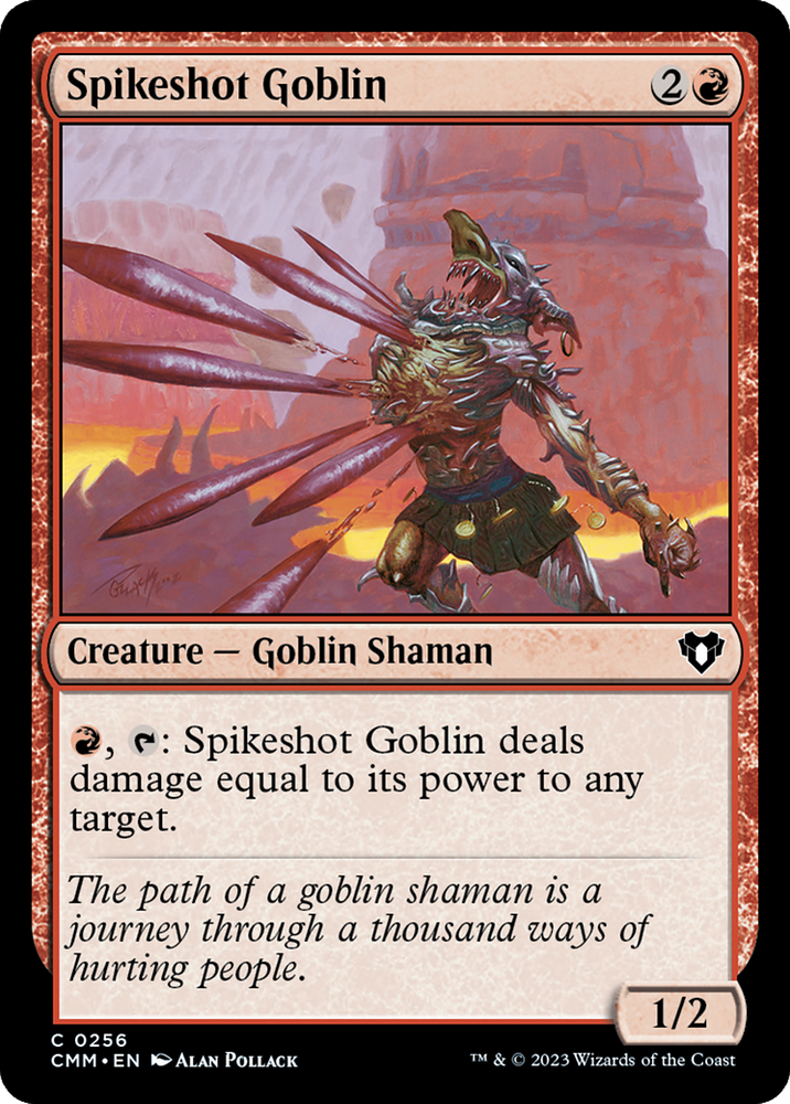 Spikeshot Goblin [Commander Masters] Magic: The Gathering