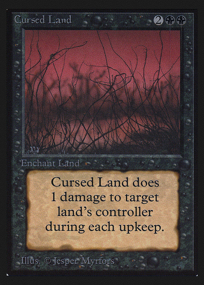 Cursed Land [International Collectors' Edition] Magic: The Gathering