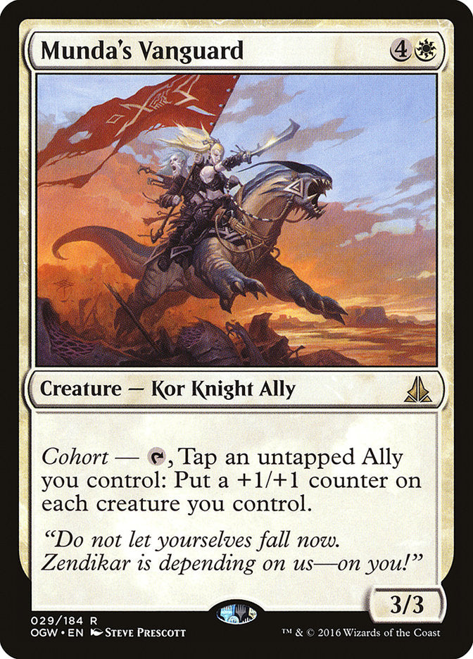 Munda's Vanguard [Oath of the Gatewatch] Magic: The Gathering