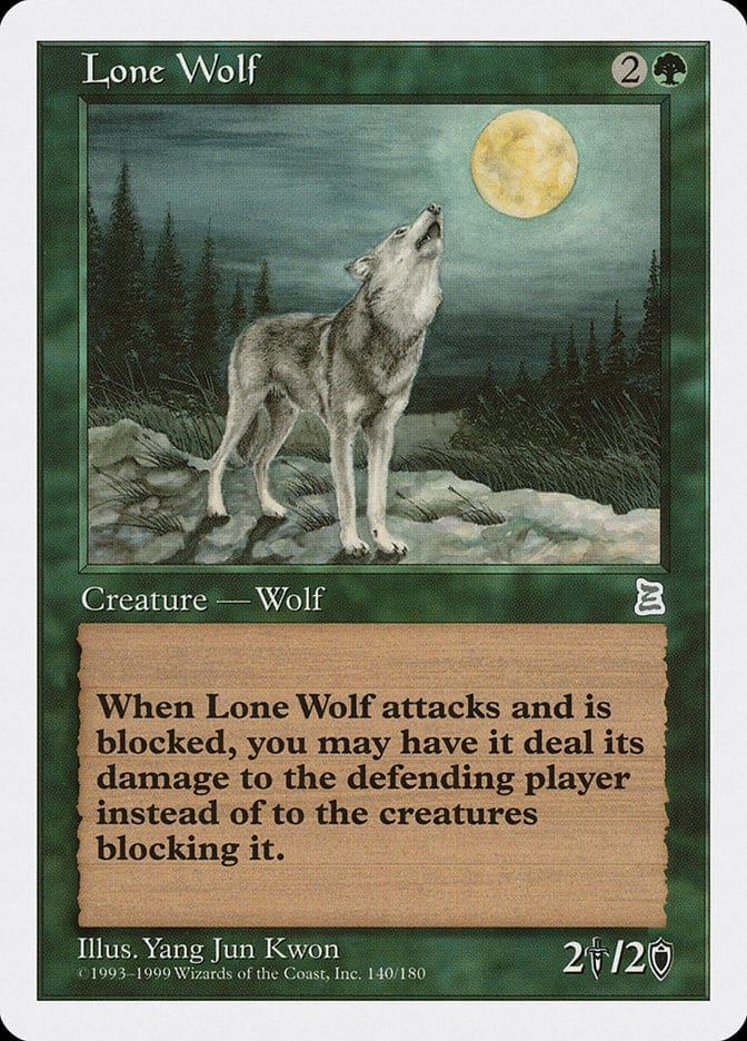 Lone Wolf [Portal Three Kingdoms] Magic: The Gathering