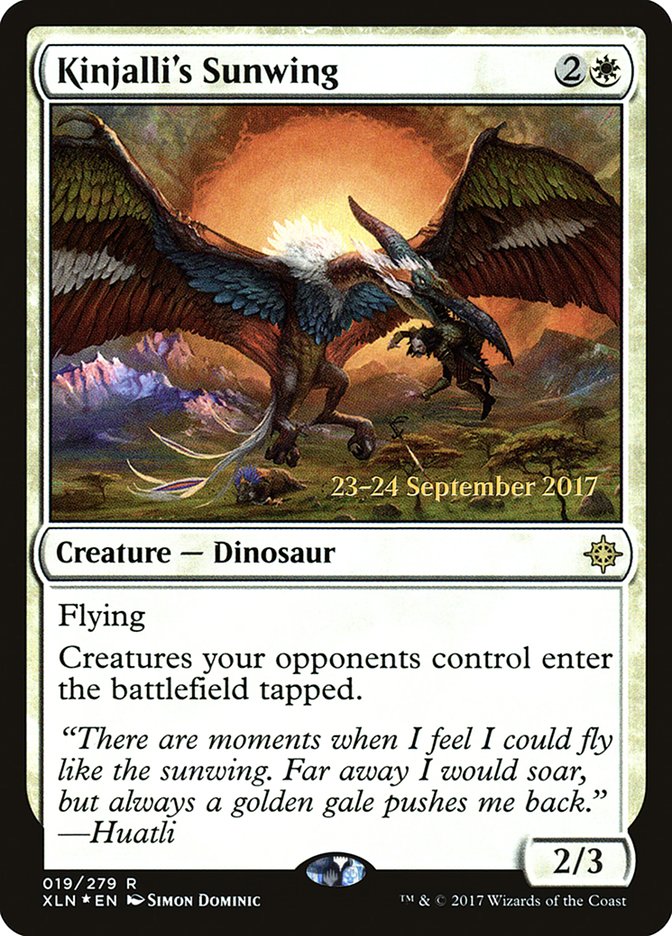 Kinjalli's Sunwing [Ixalan Prerelease Promos] Magic: The Gathering
