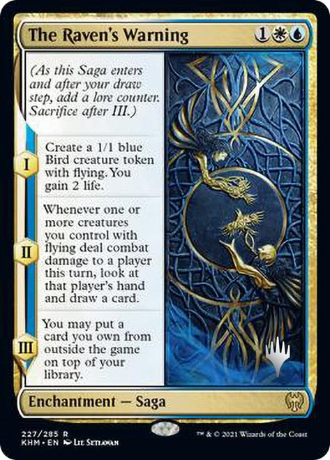 The Raven's Warning (Promo Pack) [Kaldheim Promos] Magic: The Gathering