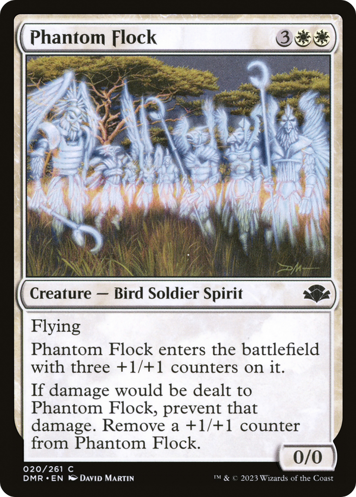 Phantom Flock [Dominaria Remastered] Magic: The Gathering