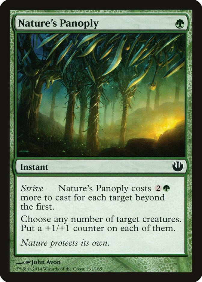 Nature's Panoply [Journey into Nyx] Magic: The Gathering
