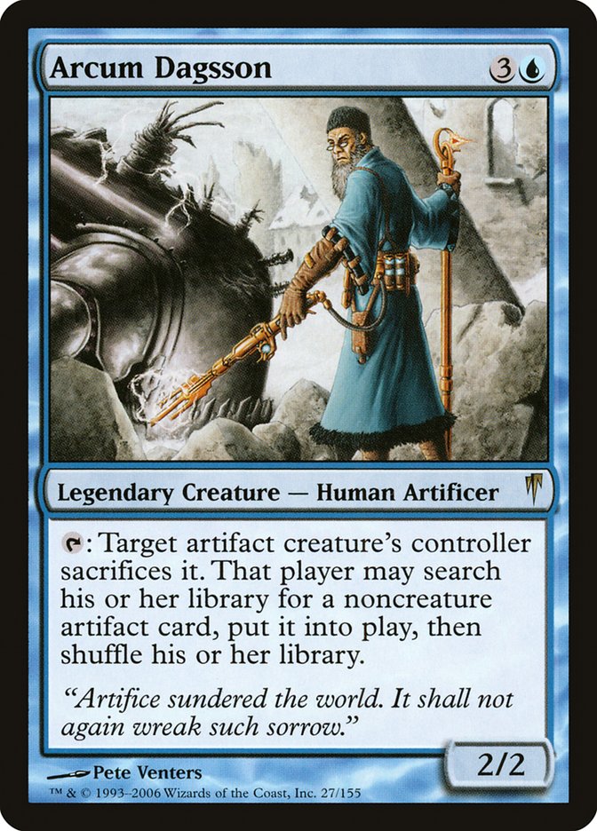 Arcum Dagsson [Coldsnap] Magic: The Gathering