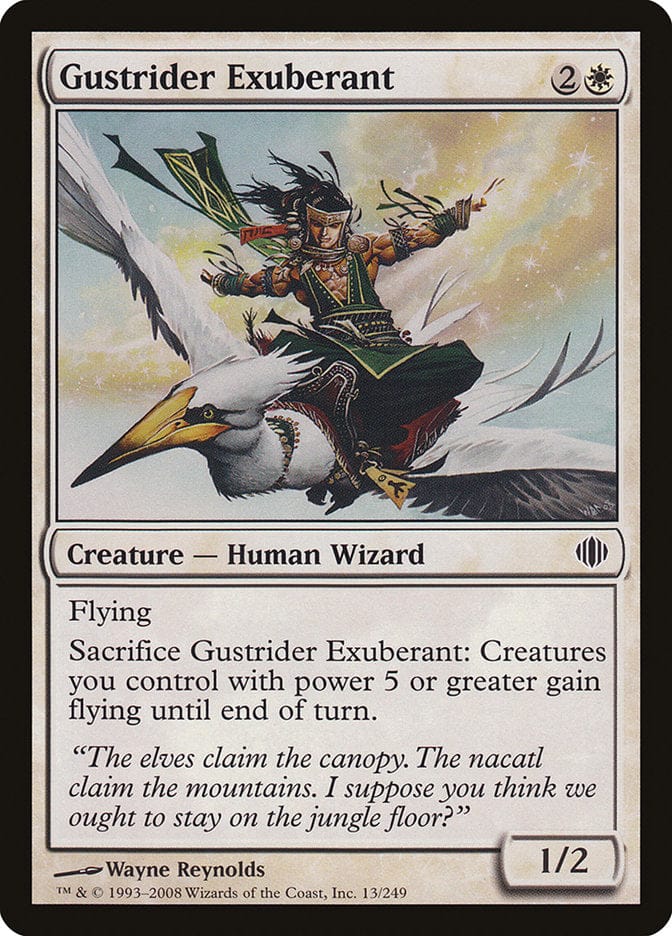 Gustrider Exuberant [Shards of Alara] Magic: The Gathering