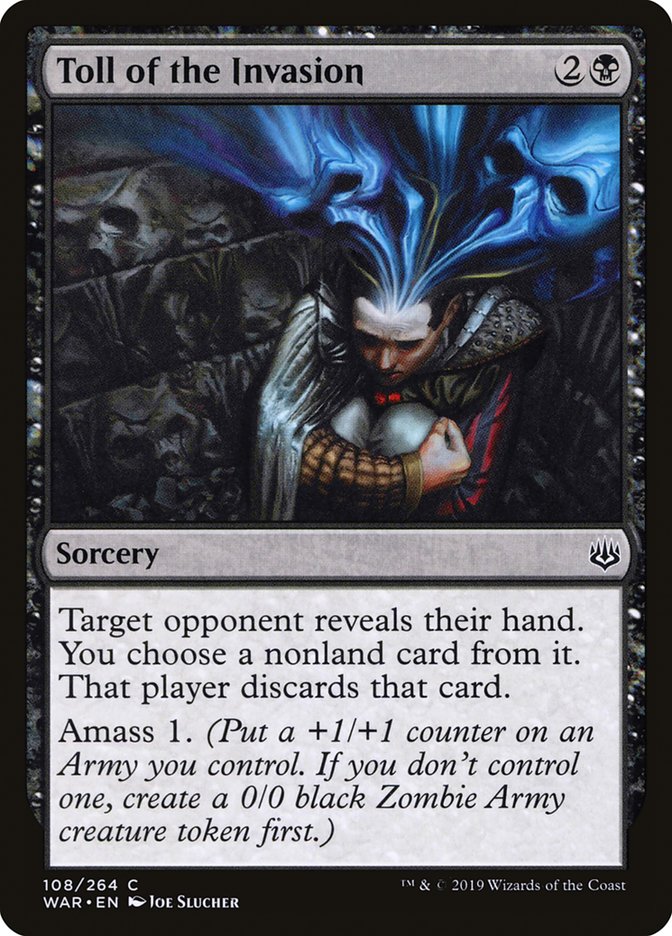 Toll of the Invasion [War of the Spark] Magic: The Gathering