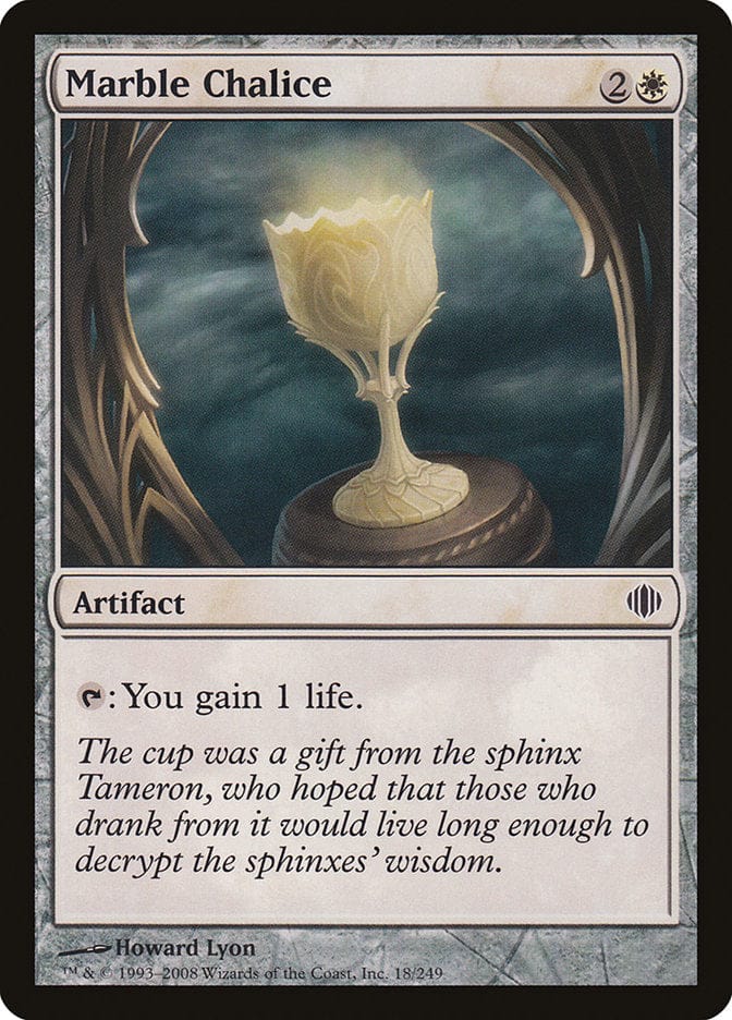 Marble Chalice [Shards of Alara] Magic: The Gathering