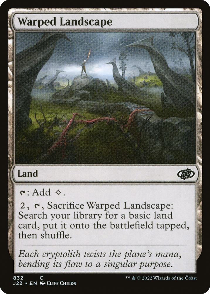 Warped Landscape [Jumpstart 2022] Magic: The Gathering