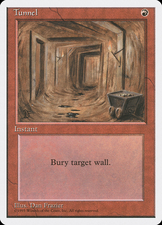 Tunnel [Fourth Edition] Magic: The Gathering