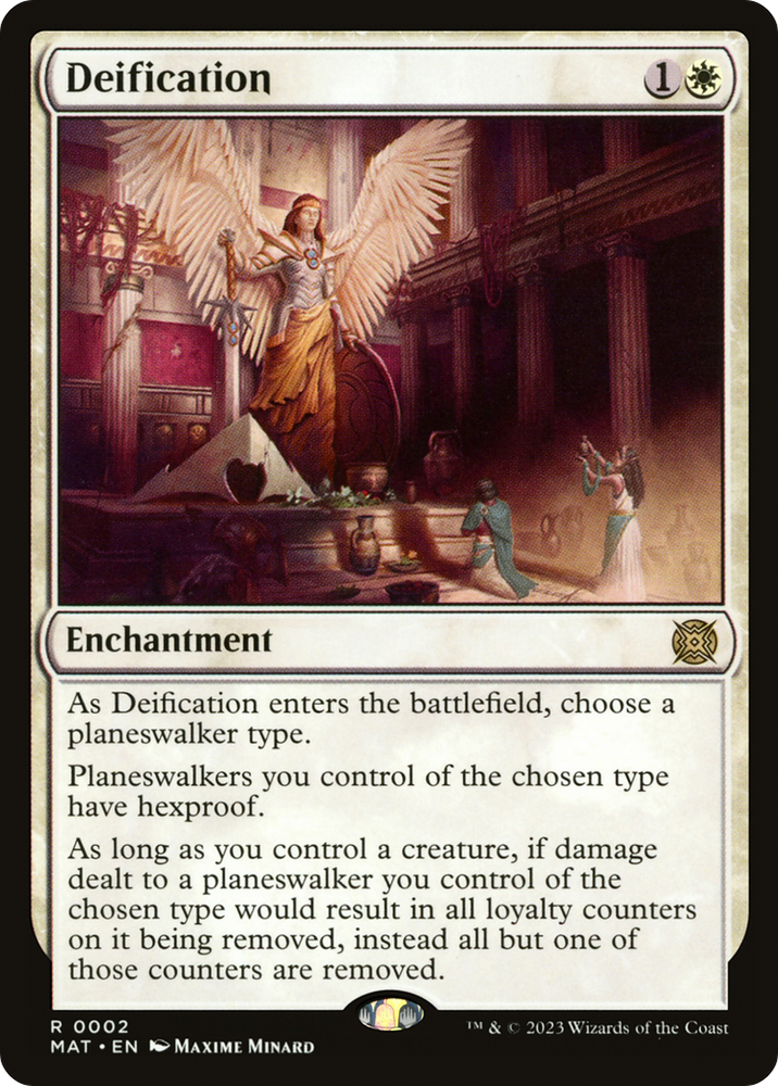 Deification [March of the Machine: The Aftermath] Magic: The Gathering