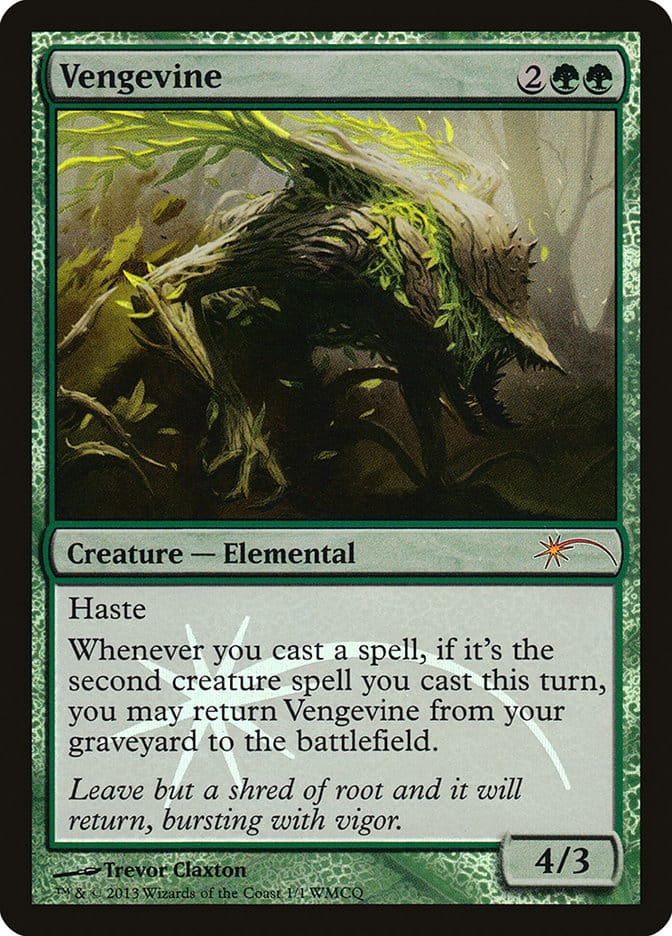 Vengevine [World Magic Cup Qualifiers] Magic: The Gathering
