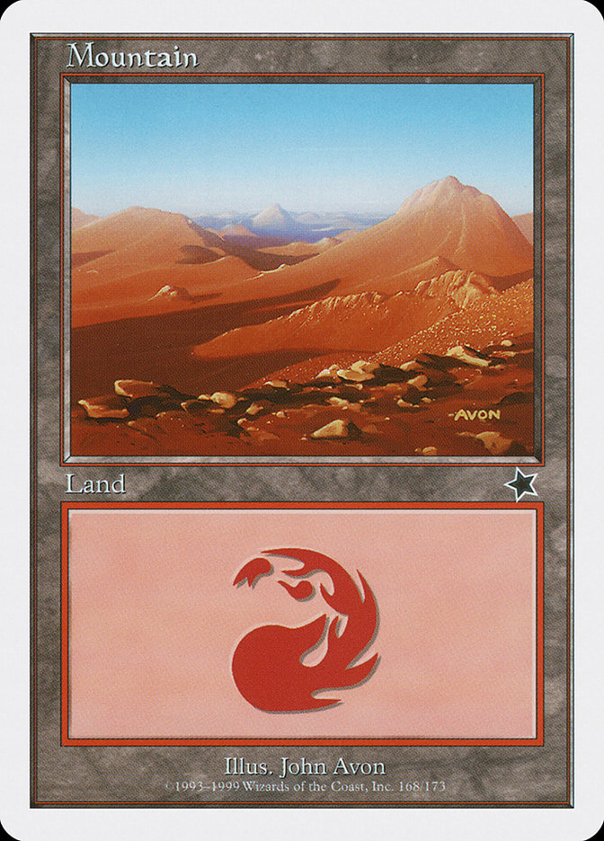 Mountain (168) [Starter 1999] Magic: The Gathering