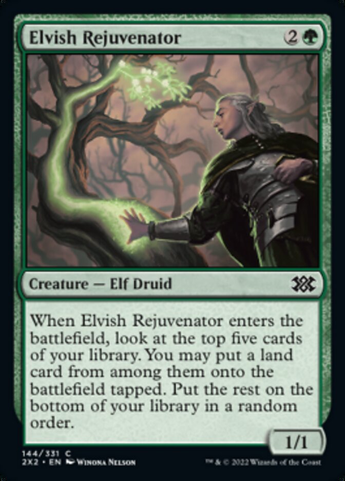 Elvish Rejuvenator [Double Masters 2022] Magic: The Gathering