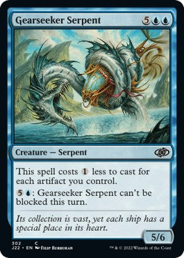 Gearseeker Serpent [Jumpstart 2022] Magic: The Gathering