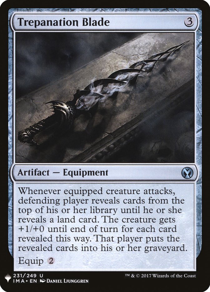 Trepanation Blade [Mystery Booster] Magic: The Gathering