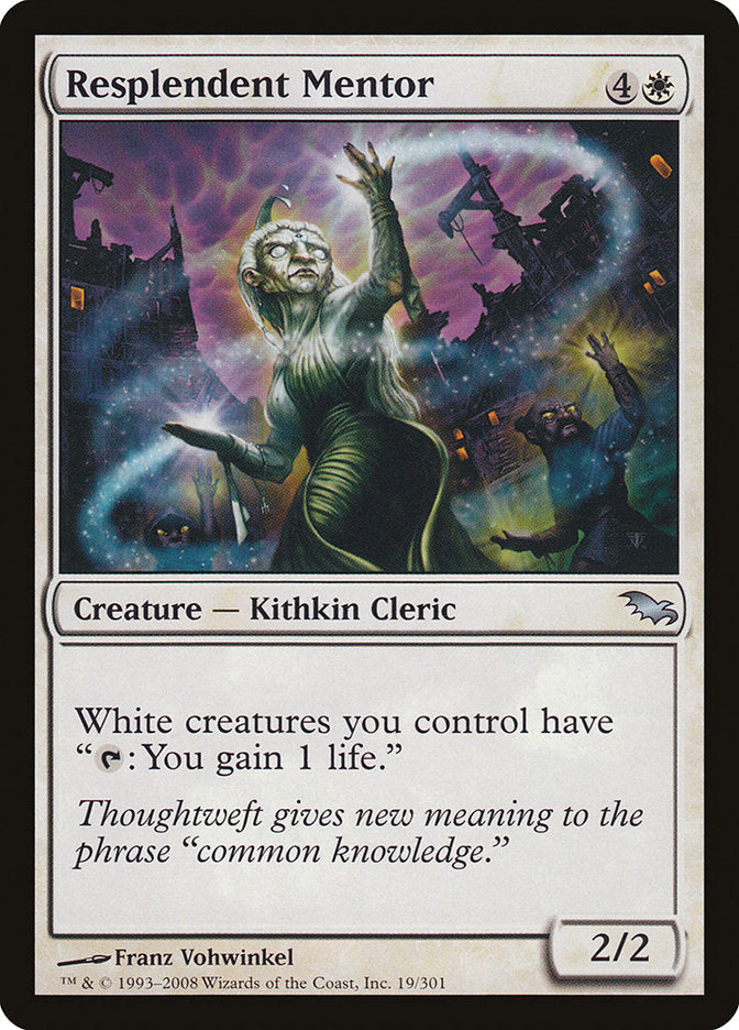 Resplendent Mentor [Shadowmoor] Magic: The Gathering