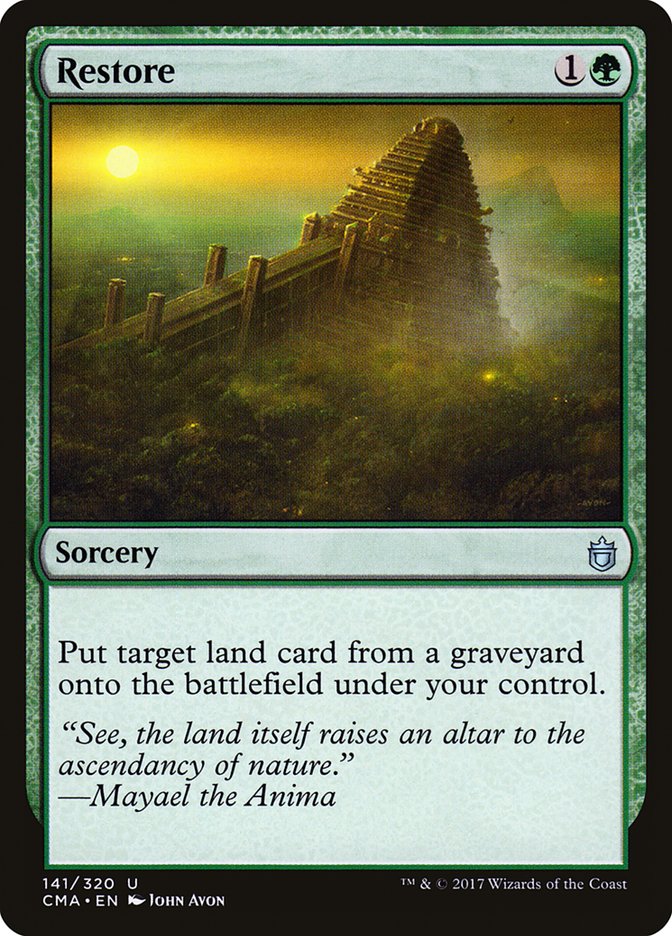 Restore [Commander Anthology] Magic: The Gathering