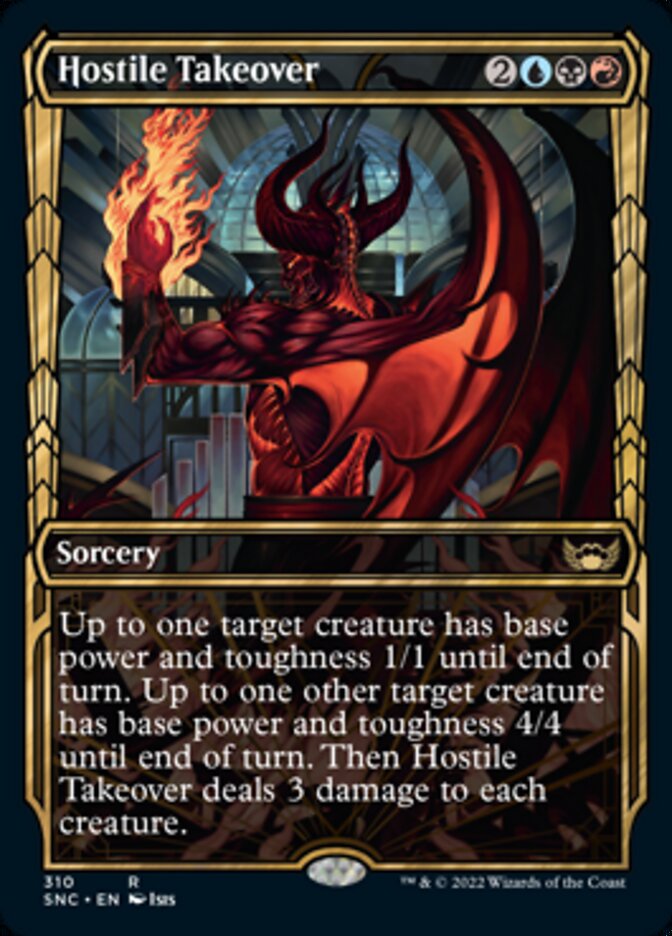 Hostile Takeover (Showcase Golden Age) [Streets of New Capenna] Magic: The Gathering