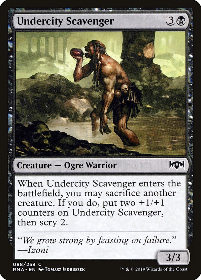 Undercity Scavenger [Ravnica Allegiance] Magic: The Gathering