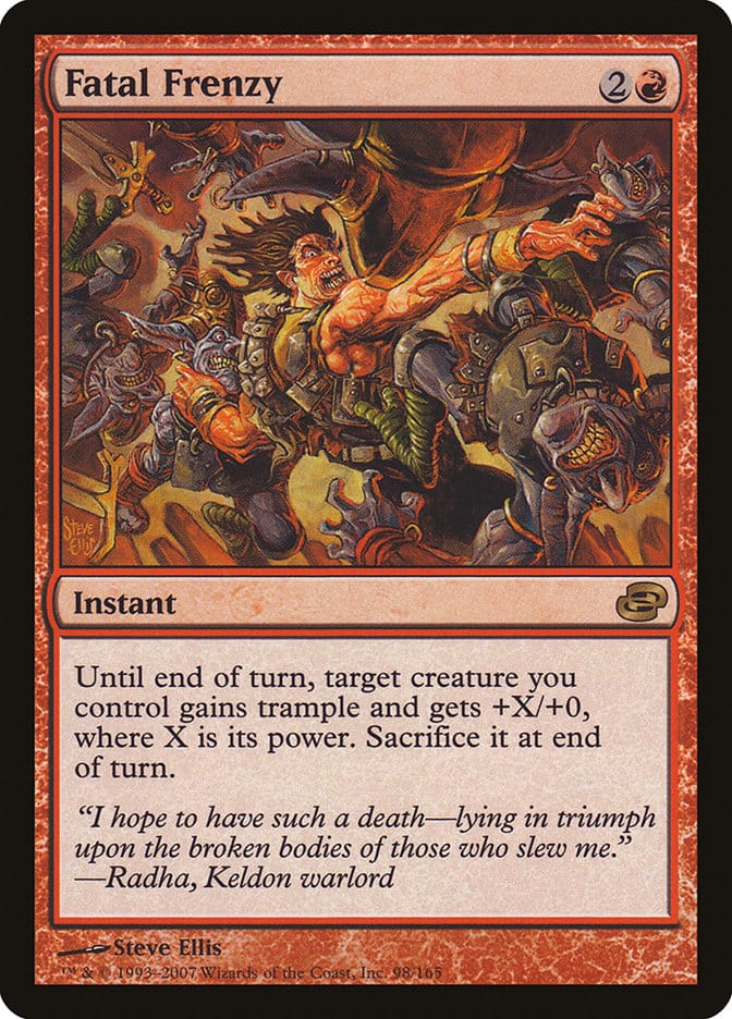 Fatal Frenzy [Planar Chaos] Magic: The Gathering