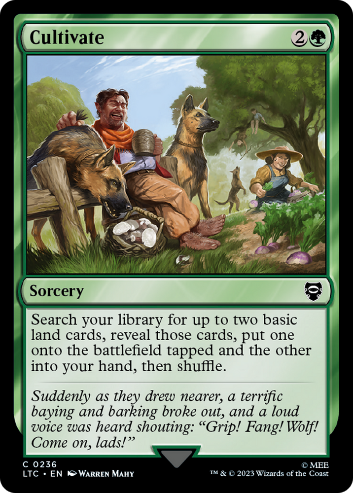 Cultivate [The Lord of the Rings: Tales of Middle-Earth Commander] Magic: The Gathering