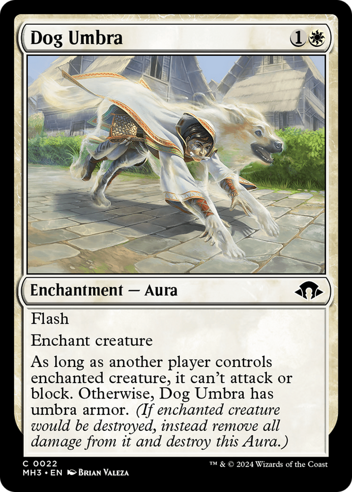 Dog Umbra [Modern Horizons 3] Magic: The Gathering