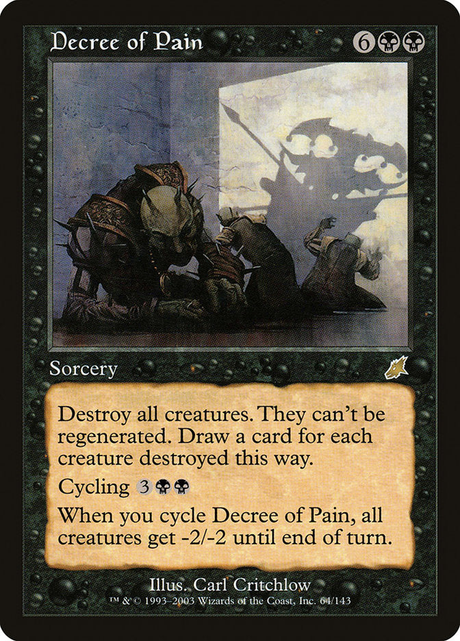 Decree of Pain [Scourge] Magic: The Gathering