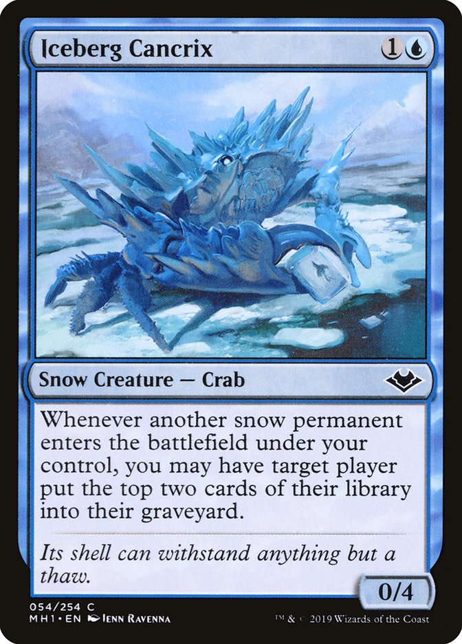 Iceberg Cancrix [Modern Horizons] Magic: The Gathering