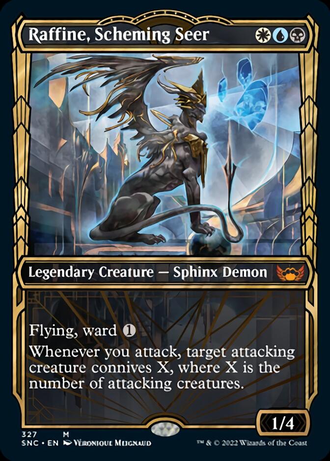 Raffine, Scheming Seer (Showcase Golden Age) [Streets of New Capenna] Magic: The Gathering