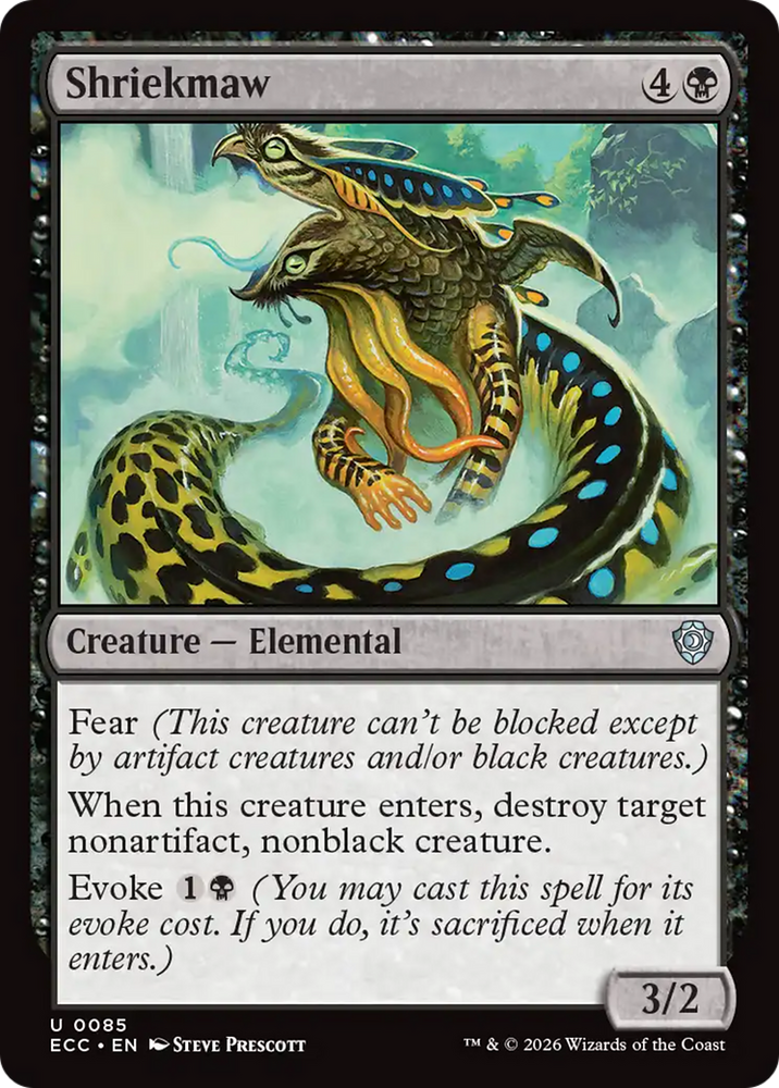 Shriekmaw [Lorwyn Eclipsed Commander] Magic: The Gathering