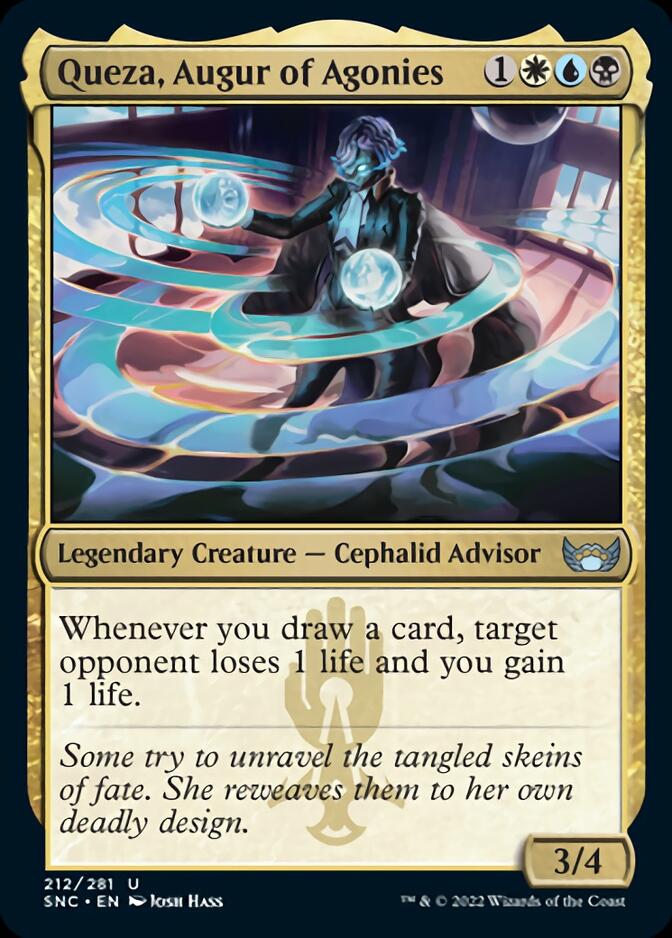Queza, Augur of Agonies [Streets of New Capenna] Magic: The Gathering