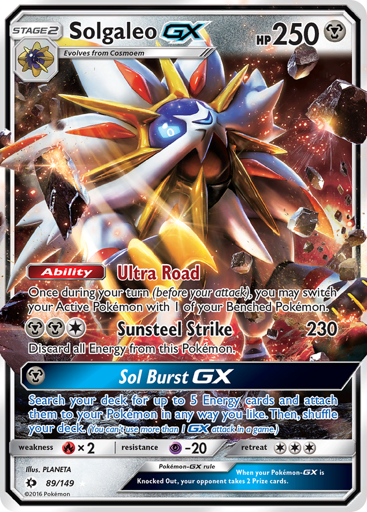 Solgaleo GX (89/149) [Sun & Moon: Base Set] Pokémon