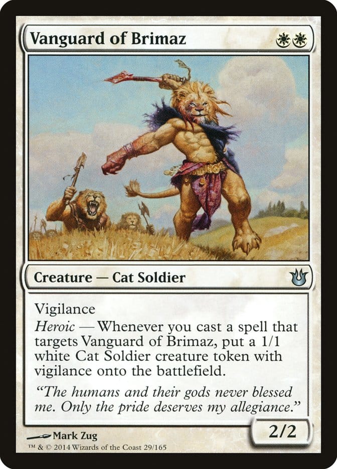 Vanguard of Brimaz [Born of the Gods] Magic: The Gathering