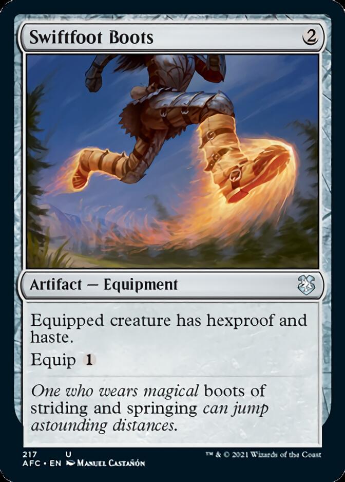 Swiftfoot Boots [Dungeons & Dragons: Adventures in the Forgotten Realms Commander] Magic: The Gathering