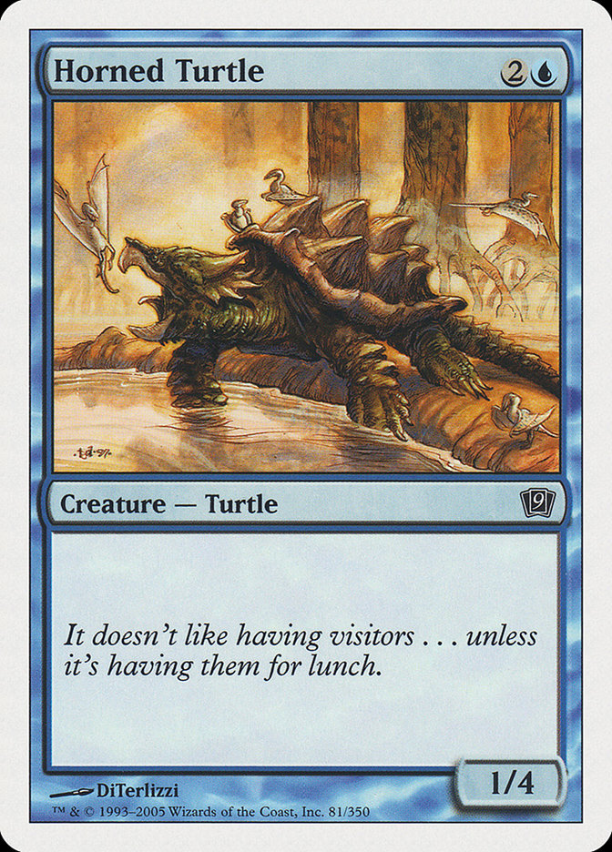 Horned Turtle [Ninth Edition] Magic: The Gathering