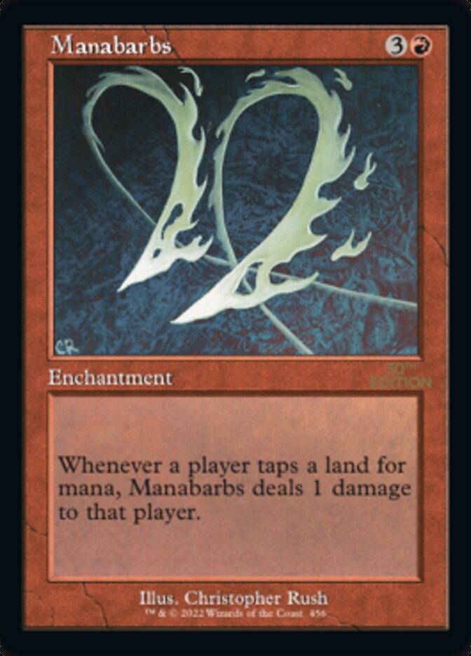 Manabarbs (Retro) [30th Anniversary Edition] Magic: The Gathering