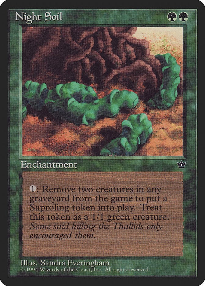 Night Soil (Sandra Everingham) [Fallen Empires] Magic: The Gathering